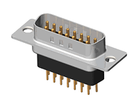 CD54 Series High Profile Straight DIP Solder Male D-Sub Connector