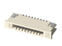 CF08 series 1.0mm(.039) LIF Right angle SMT FFC/FPC Connectors