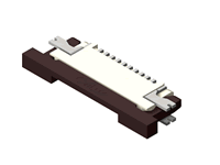 CF23 Series 0.5mm(.020) ZIF Right angle SMT Downside FFC/FPC Connectors