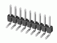CH31 Series Single Row Right Angle DIP Pin Headers
