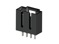 CI33 Series 2.54mm(.100) singel Row Wire to Board Header