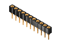 CS10 Series 2.54mm(.100) Single in Line SIP Socket