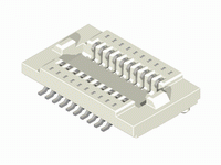 CBRC Series 0.5mm(.020)Board to Board Female Connector