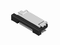 CF20 Series 0.5mm(.020) ZIF SMT Right angle Downside FFC/FPC Connectors