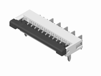 CF25 Series 1.0mm(.039) ONE-TOUCH Right angle DIP FFC/FPC Connectors