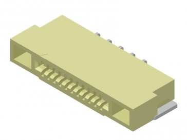 CF06 series 1.0mm(.039) LIF Right Angle SMT FFC/FPC Connectors