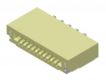 CF06 series 1.0mm(.039) LIF Right Angle SMT FFC/FPC Connectors