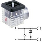 G2TF2DL3 - 1/2NPTF - Led+diode 230V