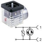 G1TF2VL3 - 1/2NPTF - Bipolar Led+varistor 230V