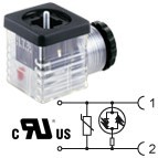 G1TU2VL2-UL - PG9/PG11 - Bipolar led+varistor 115V