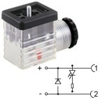 M1TS2DL1 - PG9 - Led+diode 24V