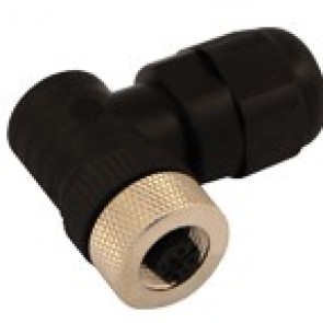 12FB4000-SK - M12 connectors, 90° Field attachable (from ø 4-9mm cable entry)