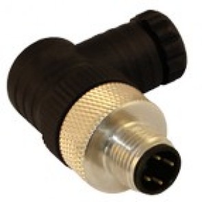 D-12MB4000 - M12 connectors, 90° Field attachable (PG7)