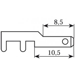 P.C.B.mounting tabs 3783b.68