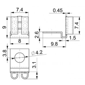 receptacles 3839w.68