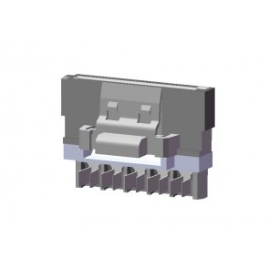 CI94 Plastic Latch Series 1.27mm(.050) Serial ATA Power Receptacle Connector Molding Type