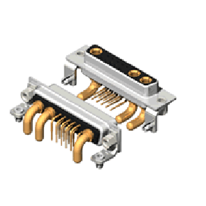 13W3 Series High Power D-Sub
 40A Right Angle Type Receptacle Connector