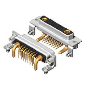 17W2 Series High Power D-Sub 20A Right Angle Type Receptacle Connector