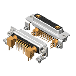 17W2 Series Coaxial D-Sub Right Angle Type Receptacle Connector