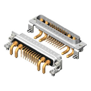 21W4 Series High Power D-Sub 20A Right Angle Type Plug Connector