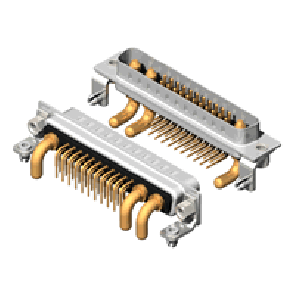 25W3 Series High Power D-Sub 40A Right Angle Type Plug Connector