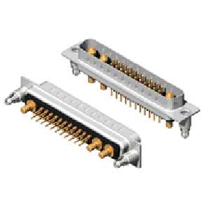 25W3 Series High Power D-Sub 20A Straight Dip Type Plug Connector