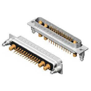 25W3 Series High Power D-Sub 40A Straight Dip Type Plug Connector