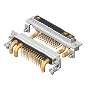 25W3 Series High Power D-Sub 40A Right Angle Type Receptacle Connector