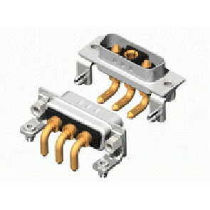 3W3C Series High Power D-Sub
 20A Right Angle Type Plug Connector