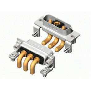 3W3C Series High Power D-Sub
 40A Right Angle Type Plug Connector