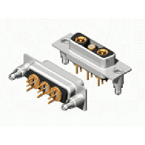 3W3C Series Coaxial D-Sub
 Straight Dip Type Receptacle Connector