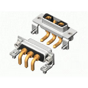 3W3C Series High Power D-Sub
 20A Right Angle Type Receptacle Connector