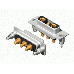 3W3C Series High Power D-Sub
 20A Straight Dip Type Receptacle Connector