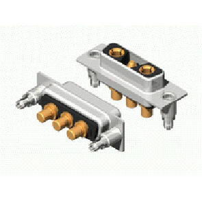 3W3C Series High Power D-Sub
 40A Straight Dip Type Receptacle Connector