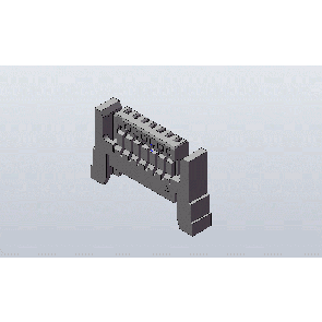 CI14 Series 1.00mm(.039) Single Row Wire to Board Crimp Housing