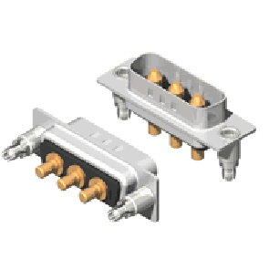 C3W3 Series High Power D-Sub
 20A Straight Dip Type Plug Connector