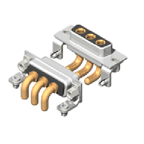 C3W3 Series High Power D-Sub
 40A Right Angle Type Receptacle Connector