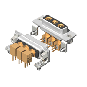 C3W3 Series Coaxial D-Sub
 Right Angle Type Receptacle Connector