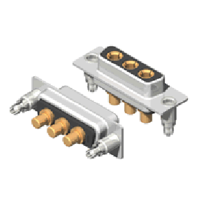 C3W3 Series High Power D-Sub
 40A Straight Dip Type Receptacle Connector