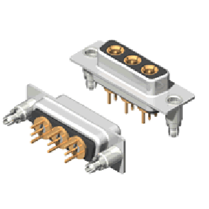 C3W3 Series Coaxial D-Sub
 Straight Dip Type Receptacle Connector