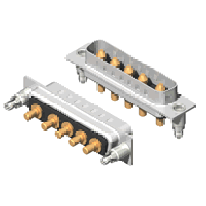 C5W5 Series High Power D-Sub
 20A Straight Dip Type Plug Connector