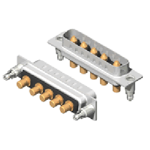 C5W5 Series High Power D-Sub
 40A Straight Dip Type Plug Connector