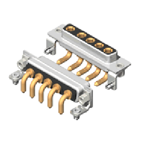 C5W5 Series High Power D-Sub
 20A Right Angle Type Receptacle Connector