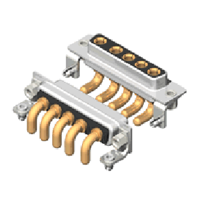 C5W5 Series High Power D-Sub
 40A Right Angle Type Receptacle Connector