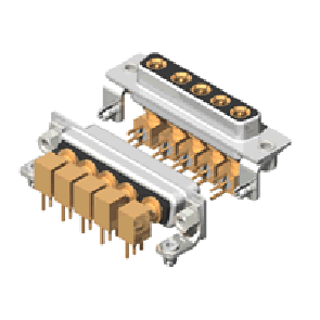 C5W5 Series Coaxial D-Sub
 Right Angle Type Receptacle Connector