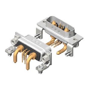 C7W2 Series High Power D-Sub 20A Right Angle Type Plug Connector