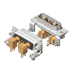 C7W2 Series Coaxial D-Sub
 Right Angle Type Plug Connector