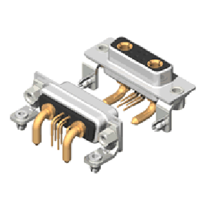 C7W2 Series High Power D-Sub
 20A Right Angle Type Receptacle Connector