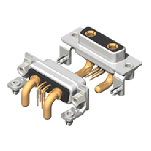 C7W2 Series High Power D-Sub
 40A Right Angle Type Receptacle Connector