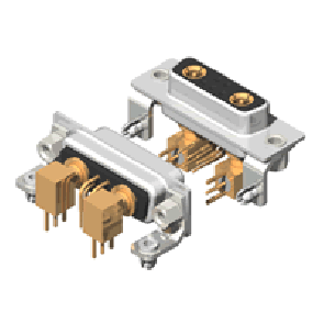 C7W2 Series Coaxial D-Sub
 Right Angle Type Receptacle Connector